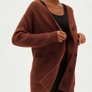 Everlane Rust Alpaca Cardigan - Read Description